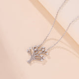 Collier Arbre de Vie Argent 925 avec Zircon - Bijou Harmonie - Biloria