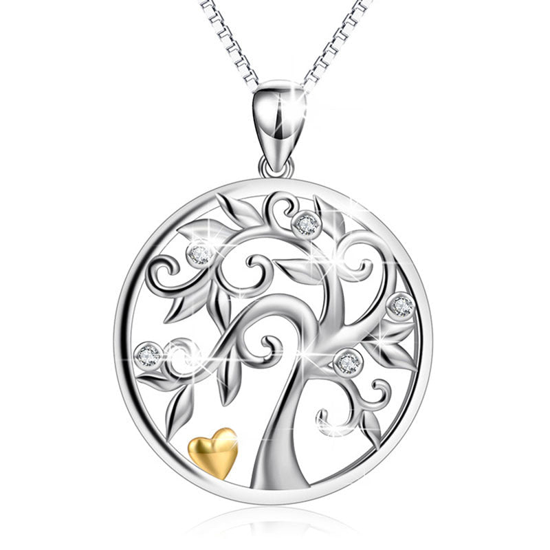 Collier Arbre de Vie Argent 925 – Symbole de Croissance et d'Affection - Biloria