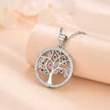 Collier Arbre de Vie Argent 925 Zircons - Biloria