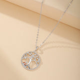 Collier Arbre de Vie et Coccinelle Porte-Bonheur Argent 925 - Biloria
