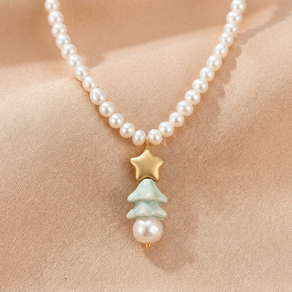 Collier Arbre de Vie Perles 5 et 10 mm pour Enfant et Maman - Biloria