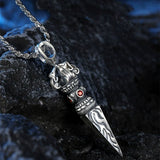 Collier Balise du Brave en Argent S925 pour Homme - Biloria