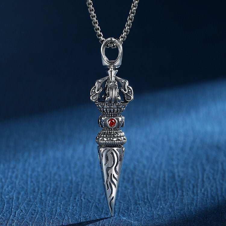 Collier Balise du Brave en Argent S925 pour Homme - Biloria