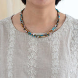 Collier Bohème Esprit Nomade en Pierres Naturelles - Biloria