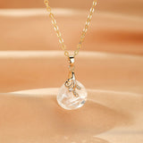Collier Cristal de Roche – Éclat et Sérénité - Biloria