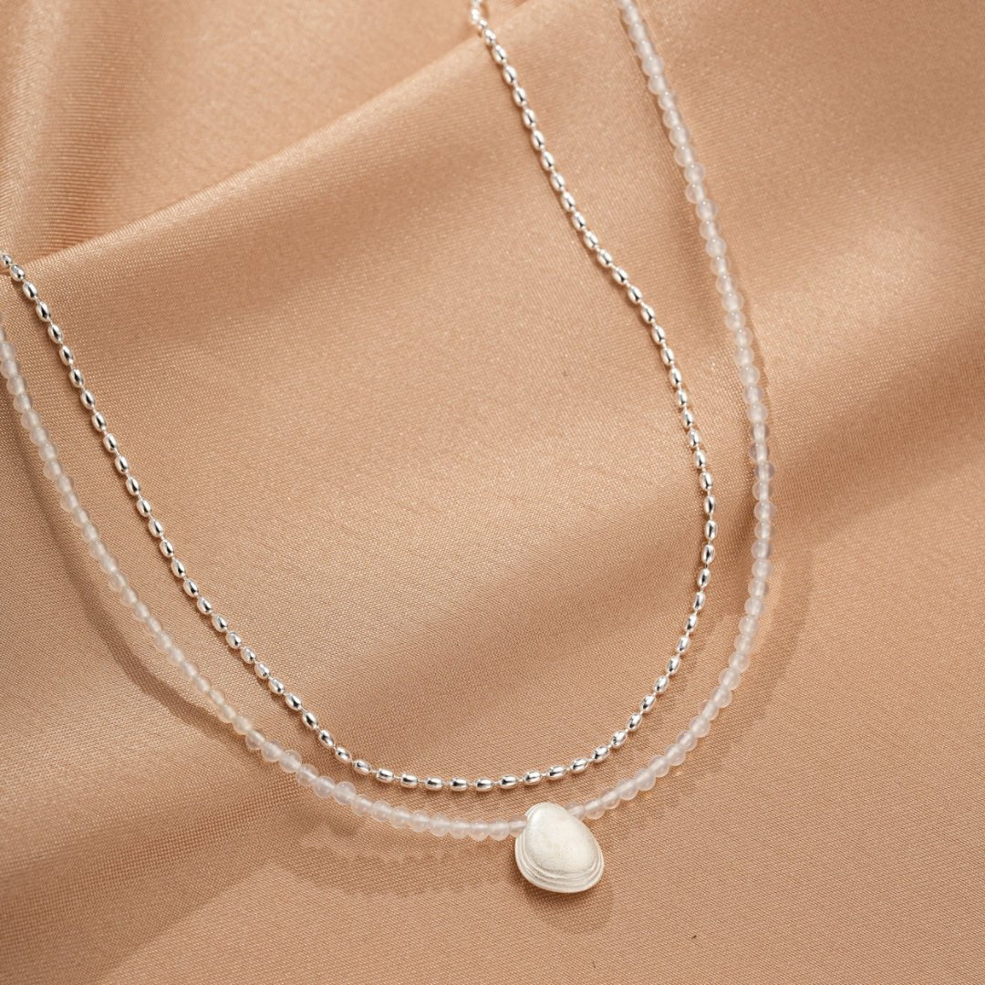 Collier Cristal de Roche Goutte Argent 925 - Biloria