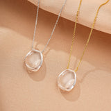 Collier Cristal de Roche Goutte Argent 925 – Bijou Lumière Pure - Biloria