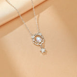 Collier en Pierre de Lune Argent 925 - Bijou Céleste Intuition - Biloria