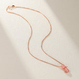 Collier Enfant Quartz Rose Chaton : Bijou Douceur et Amour - Biloria