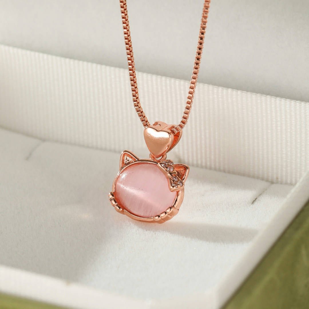 Collier Enfant Quartz Rose Hello Kitty Bijou Douceur - Biloria