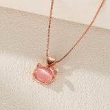 Collier Enfant Quartz Rose Hello Kitty Bijou Douceur - Biloria