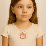 Collier Enfant Quartz Rose Hello Kitty Bijou Douceur - Biloria