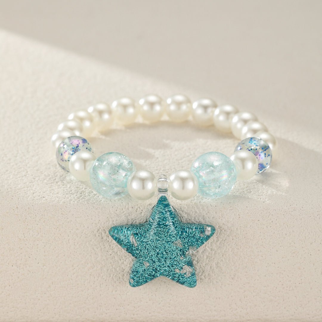 Collier et Bracelet Enfant Étoile Pailletée - Biloria