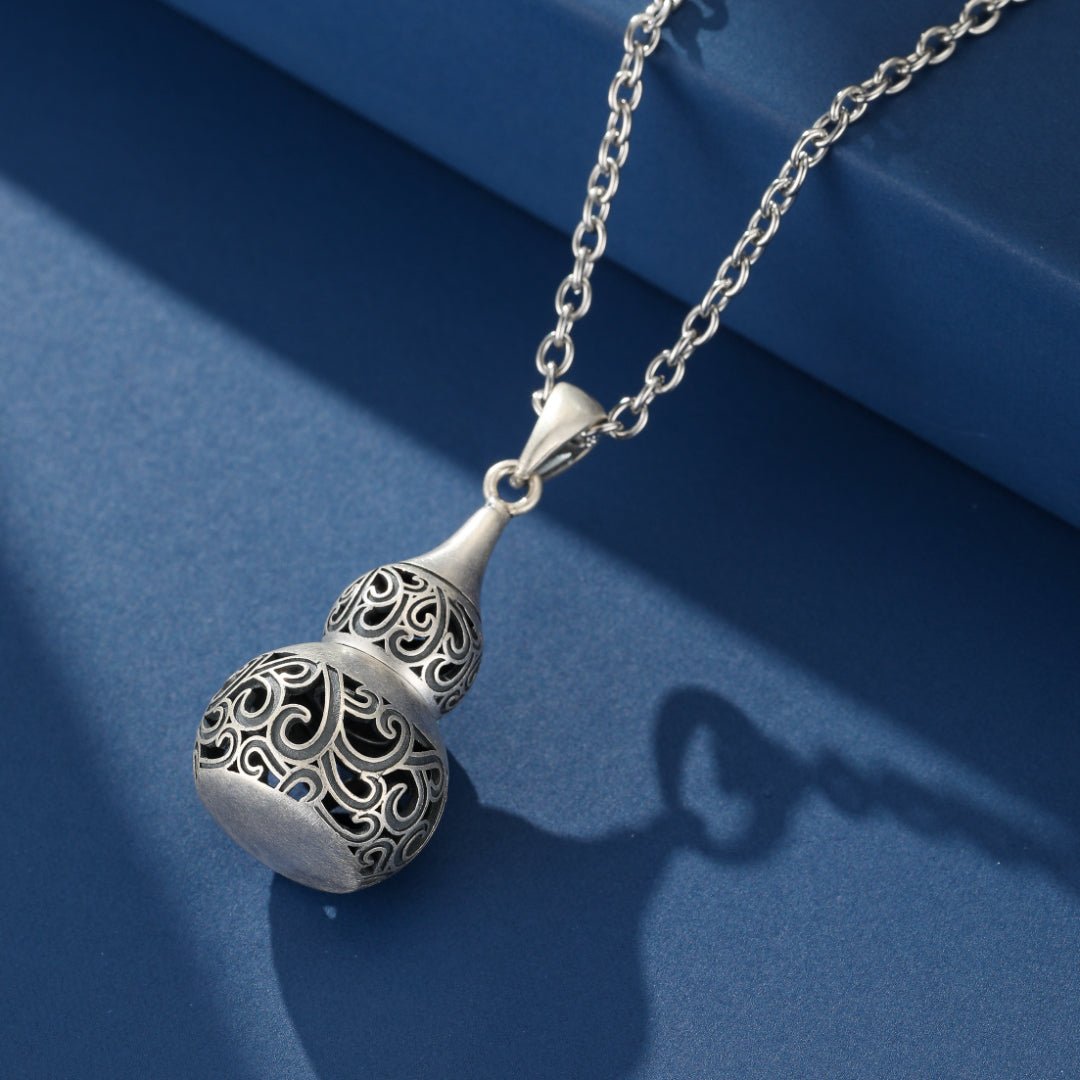 Collier Gourde Ouvrable Argent 925 – Protection et Prospérité - Biloria