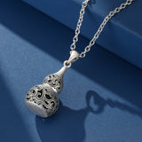 Collier Gourde Ouvrable Argent 925 – Protection et Prospérité - Biloria