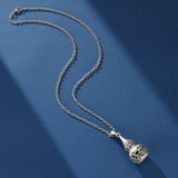 Collier Gourde Ouvrable Argent 925 – Protection et Prospérité - Biloria