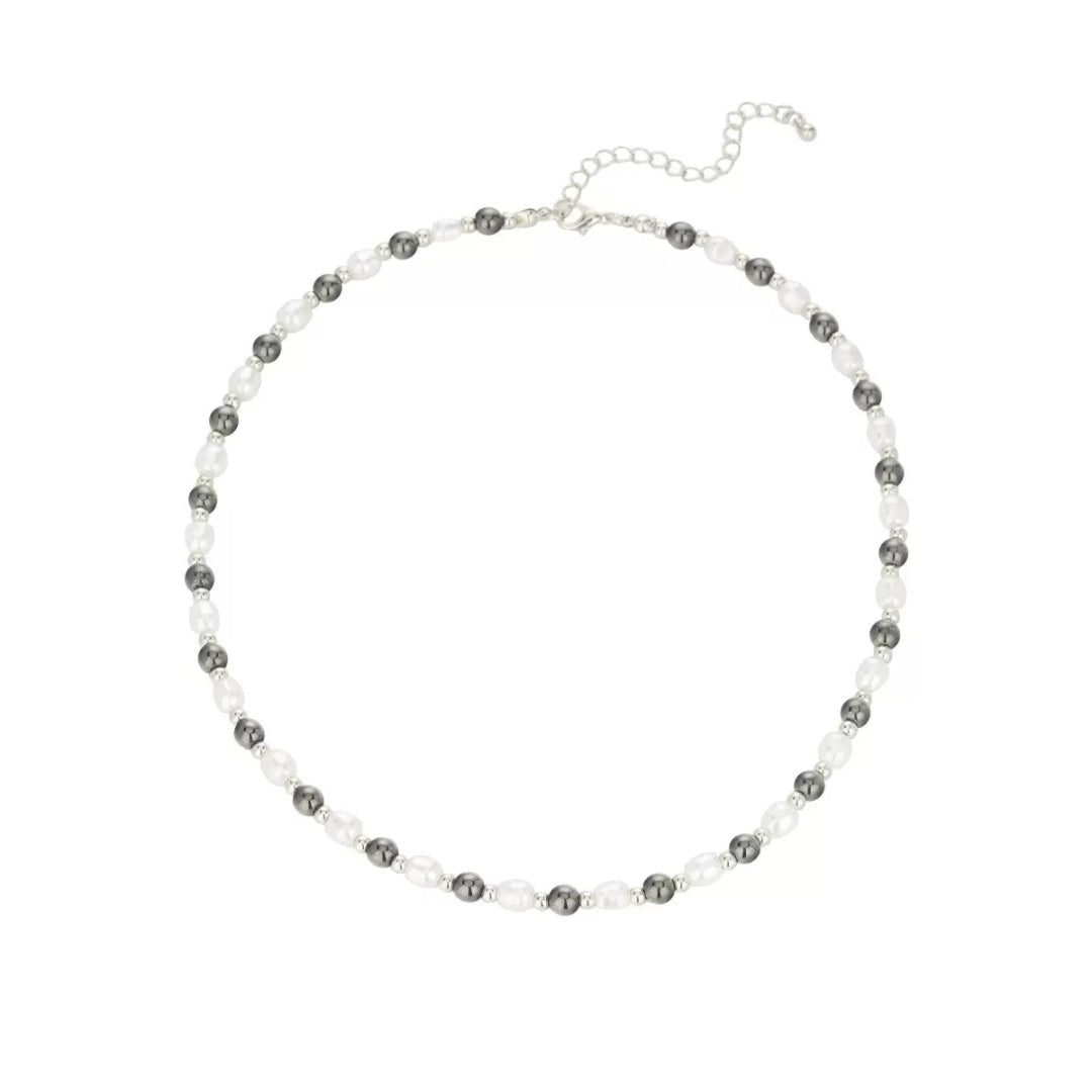 Collier Homme Hématite Perle Bijou Équilibré - Biloria