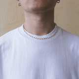 Collier Homme Perle Naturelle Ajustable 42-47 cm - Biloria