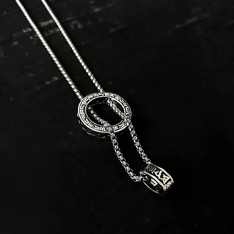 Collier Homme Six Mantras – Protection et Sérénité au Bureau - Biloria