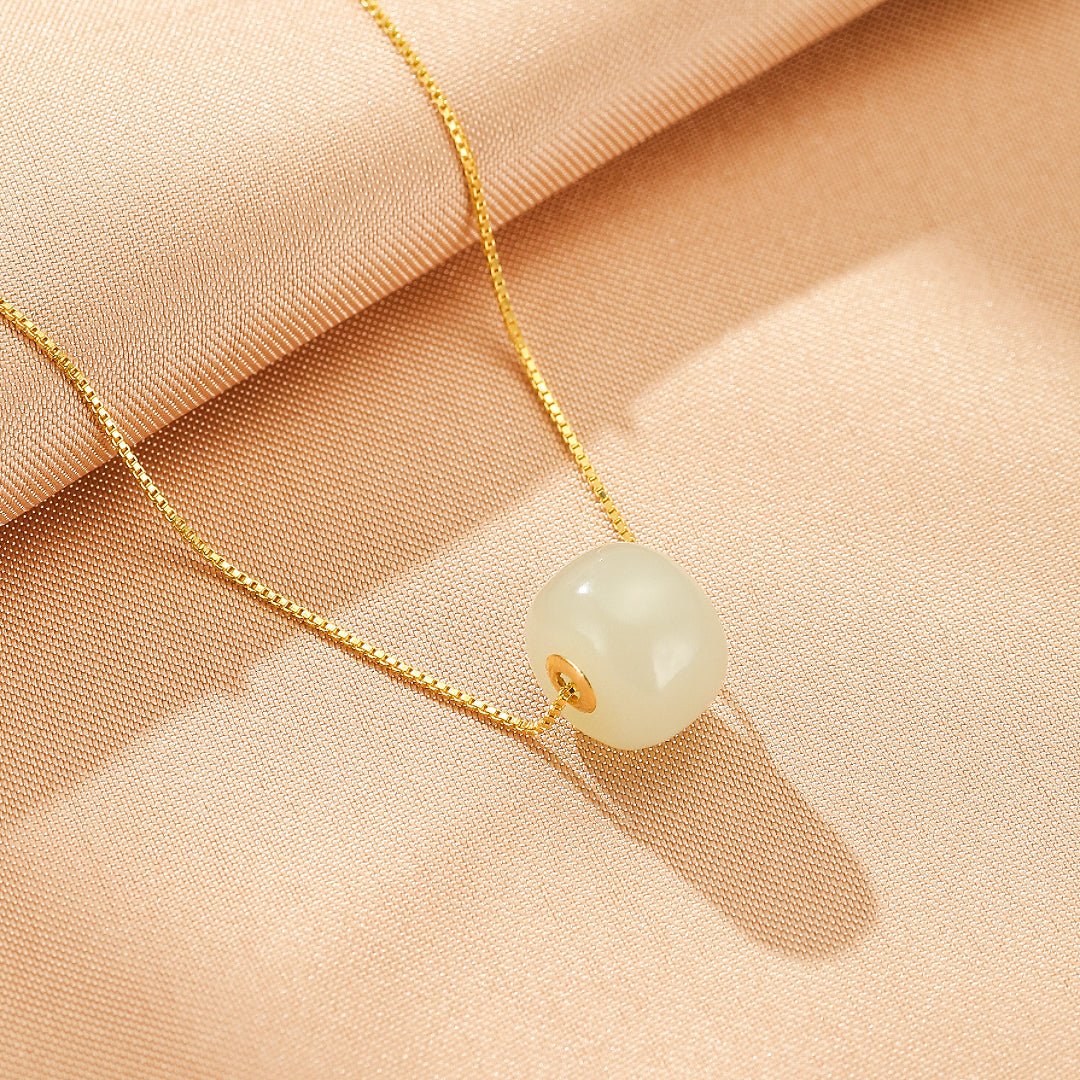 Collier Jade Lithothérapie Harmonie Équilibrante - Biloria
