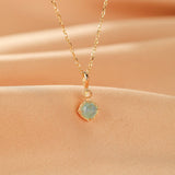 Collier Labradorite Amazonite – Bijou Argent Plaqué Or Protection - Biloria