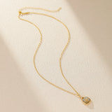 Collier Labradorite Argent Plaqué Or 10mm 45cm Vitalité - Biloria