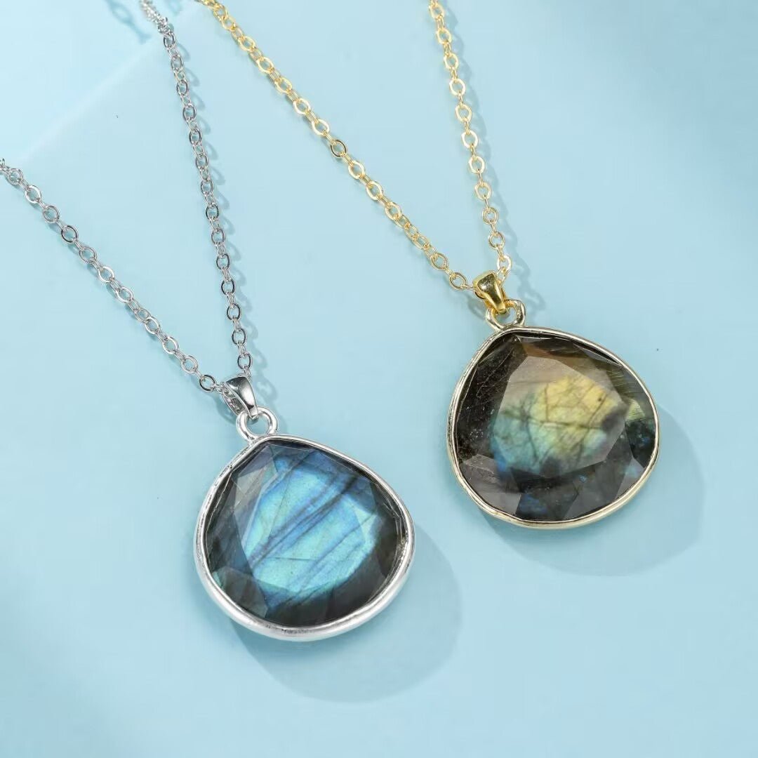 Collier Labradorite Mystique | Bijou Fait Main Protection Intuition - Biloria