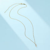 Collier Labradorite Perle Lumière d'Atlantis Argent Plaqué Or - Biloria