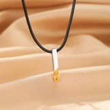 Collier Lignes d'Essence Argent 925 – Bijou Unisexe Méditation - Biloria