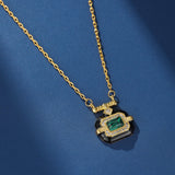 Collier Malachite Onyx Confiance et Protection - Biloria