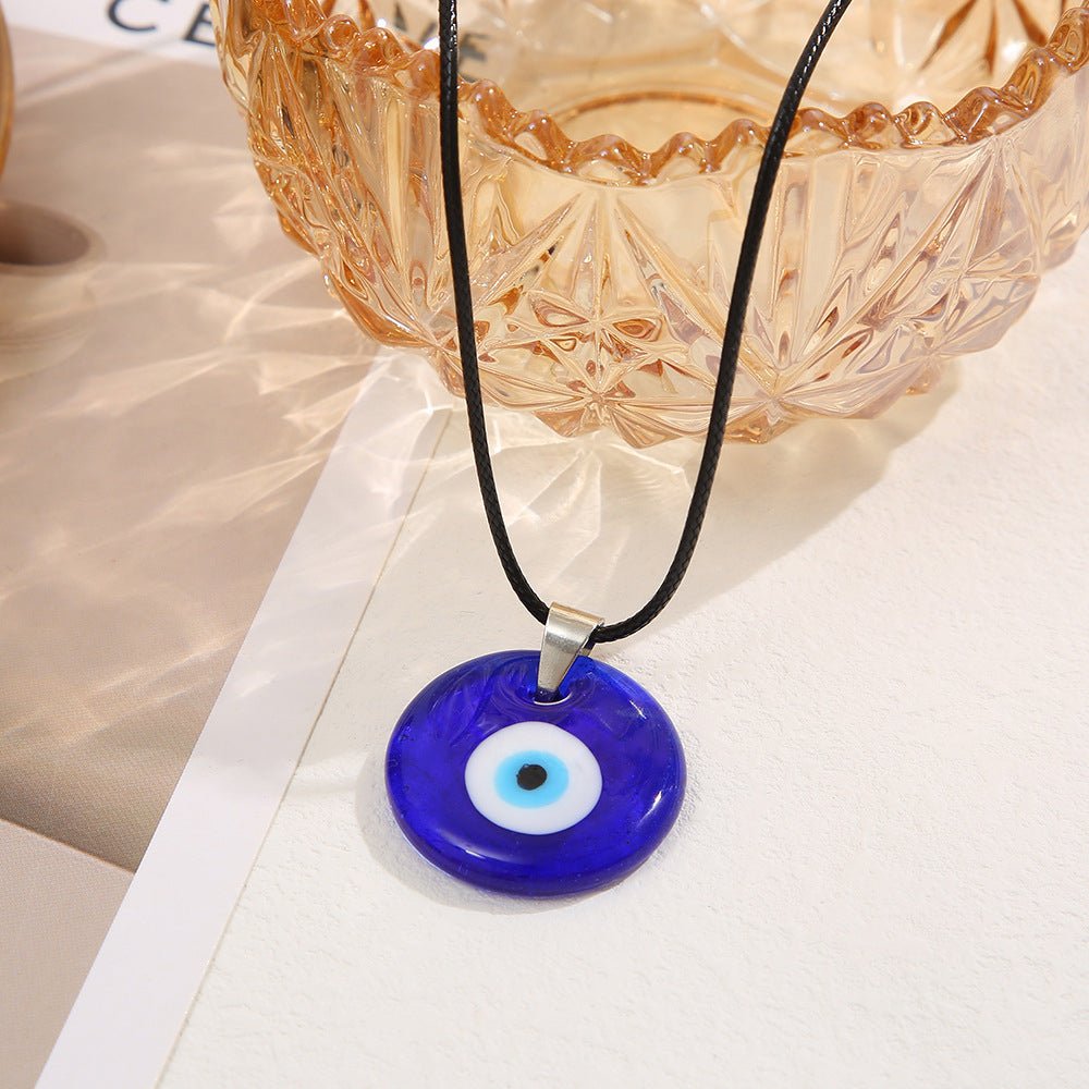 Collier Mauvais Œil en Verre Turc pour Protection et Chance - Biloria