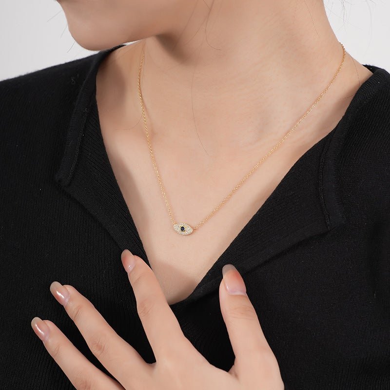 Collier Mauvais Œil Protecteur – Argent 925 ou Plaqué Or - Biloria