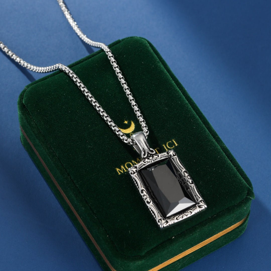 Collier Obsidienne Homme - Bouclier Énergétique - Biloria
