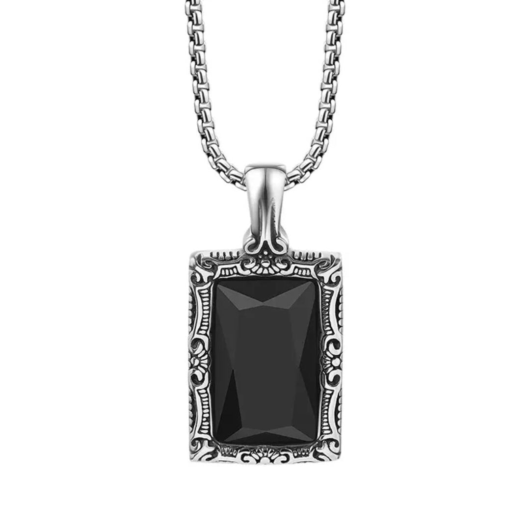 Collier Obsidienne Homme - Bouclier Énergétique - Biloria