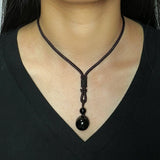 Collier Obsidienne Sphère - Protection Énergétique - Biloria