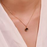 Collier Œil de Tigre et Zircon – Protection et Élégance - Biloria