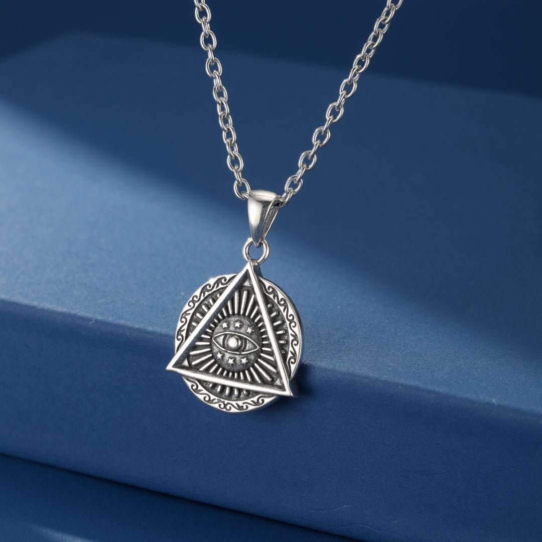 Collier Œil Oudjat Argent 925 - Bijou Protecteur Mystique - Biloria
