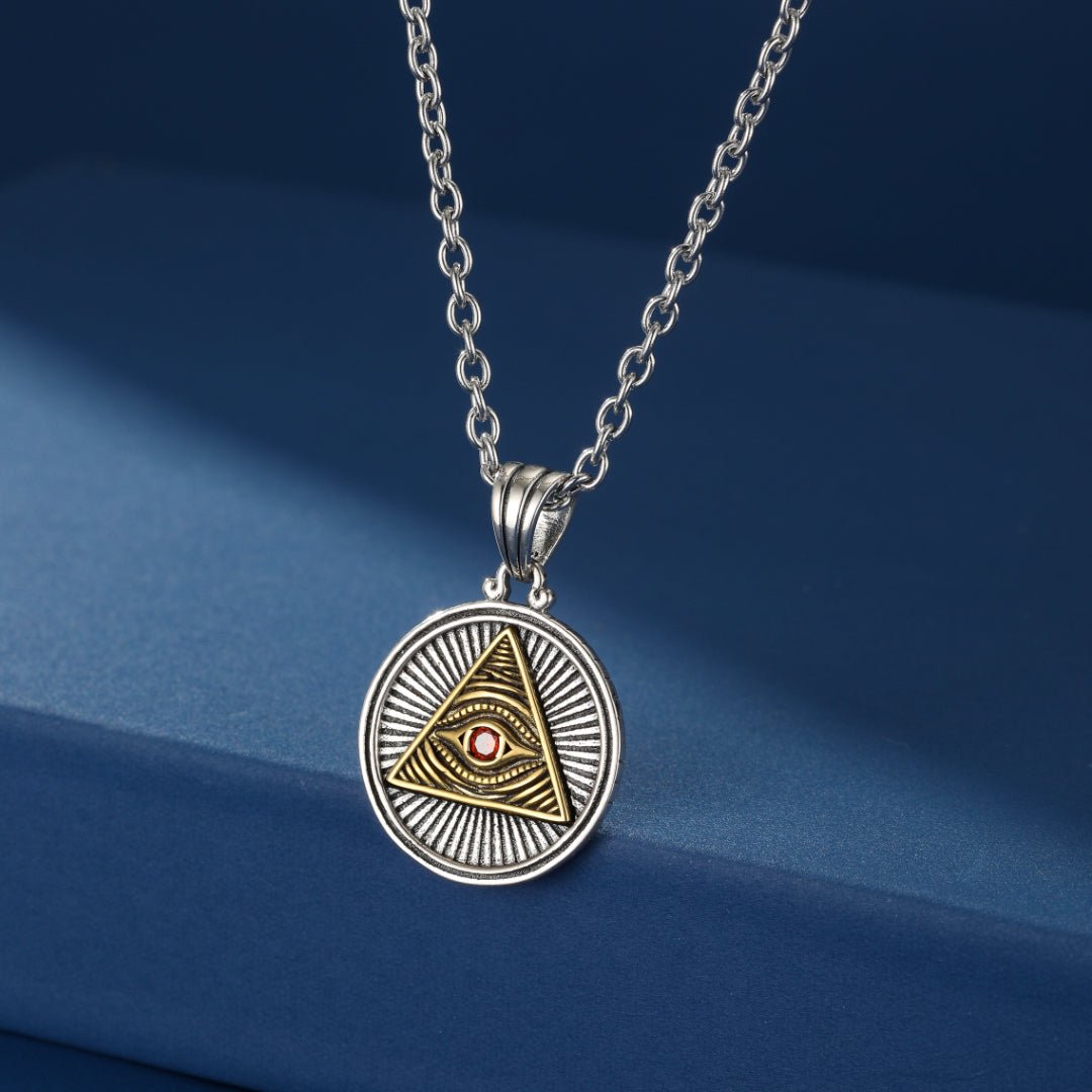 Collier Œil Oudjat Argent 925 – Protection et Clairvoyance - Biloria