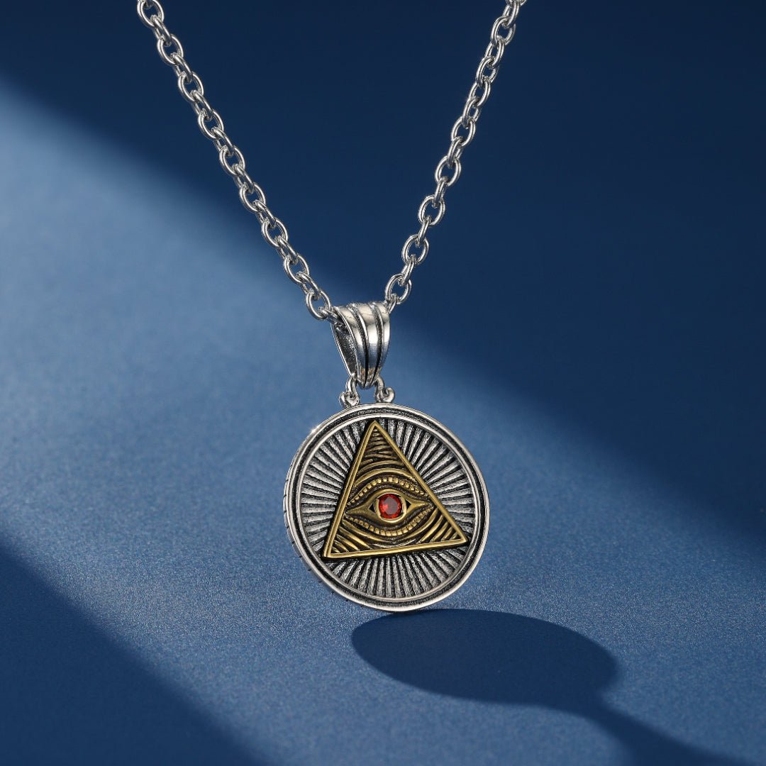 Collier Œil Oudjat Argent 925 – Protection et Clairvoyance - Biloria