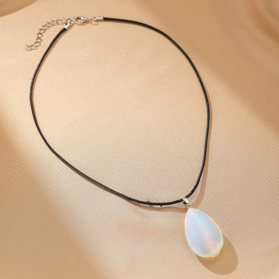 Collier Opale Laitue – Bijou Intuition et Créativité - Biloria