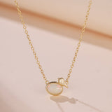 Collier Opale Oiseau Argent Plaqué Or – Bijou Harmonie - Biloria