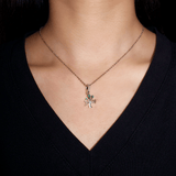 Collier Pendentif Arbre de Vie en Argent avec Zircon - Biloria
