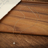 Collier Pierre de Lune Argent Plaqué Or pour la Sérénité - Biloria