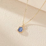 Collier Pierre de Lune Luna Argent Plaqué Or Cadeau Féminin - Biloria