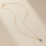 Collier Pierre de Lune Luna Argent Plaqué Or Cadeau Féminin - Biloria