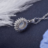 Collier Pierre de Lune Nuit Étoilée – Cadeau Intuition - Biloria