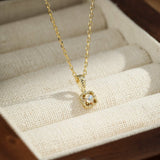 Collier Pierre de Lune Rêve Argenté – Argent Plaqué Or - Biloria