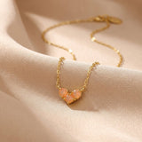 Collier Pierres de Naissance Arc-en-ciel Précieux Argent Plaqué Or - Biloria