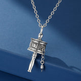 Collier Roue de Sagesse Six Mantras Argent 925 Ouvrable - Biloria