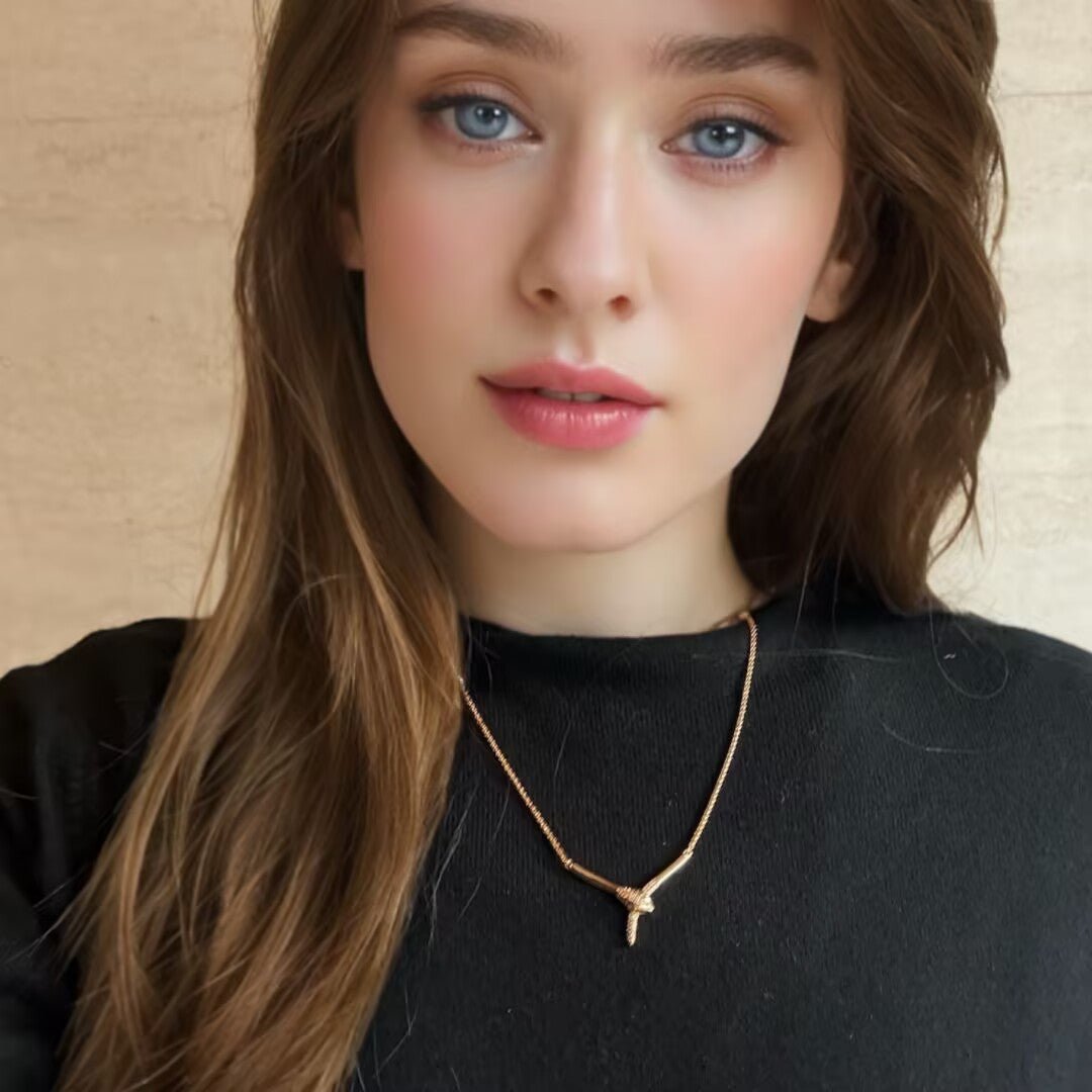 Collier Serpent en Fil de Cuivre Fait Main - Biloria